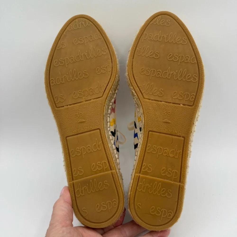 Loeffler Randall Alfie Espadrille Sneakers 38 Rainbow